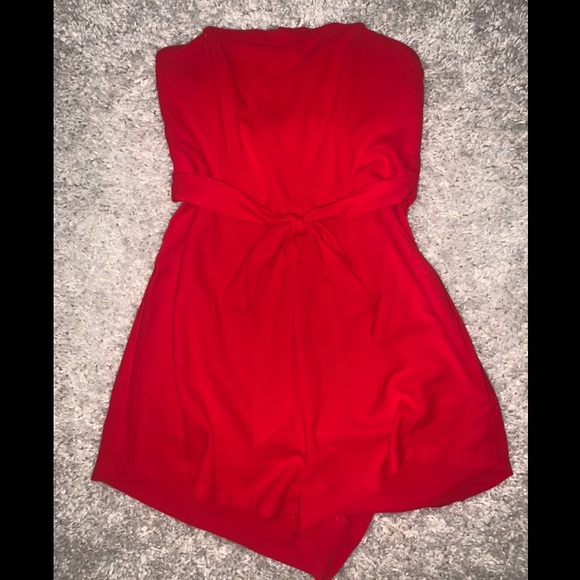 red dressy rompers and jumpsuits